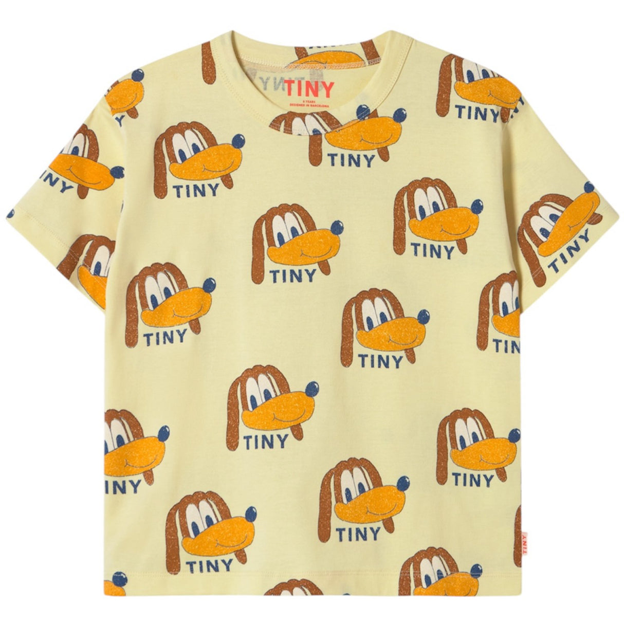 TinyCottons Dusty Yellow Dogs T-Shirt