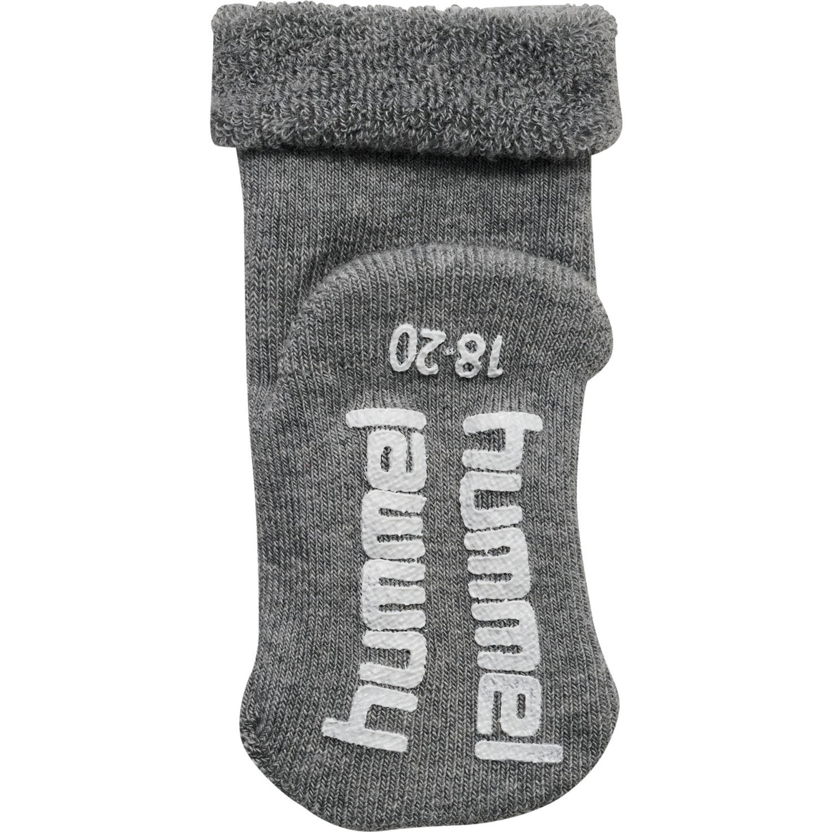Hummel Grey Melange Mini Non Slip Strømpe