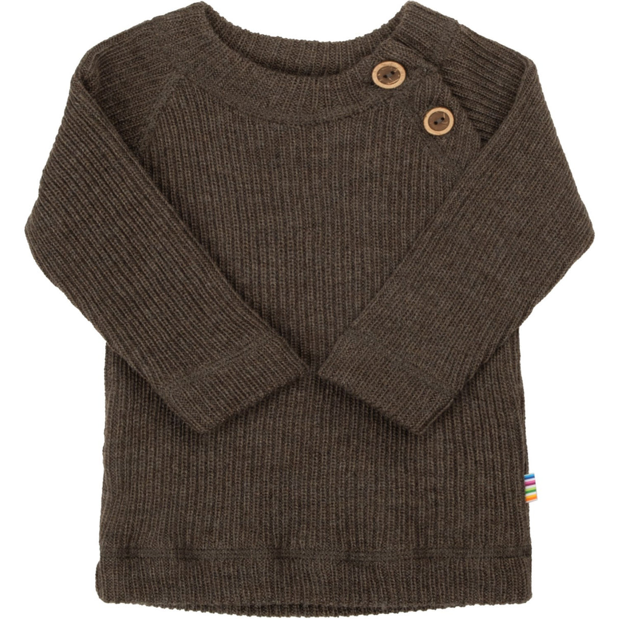 Joha Brown Melange Bluse M/Lange Ermer