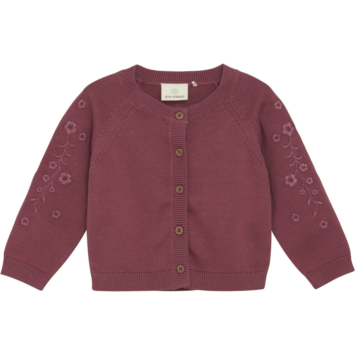 En Fant Roan Rouge Cardigan Strikk