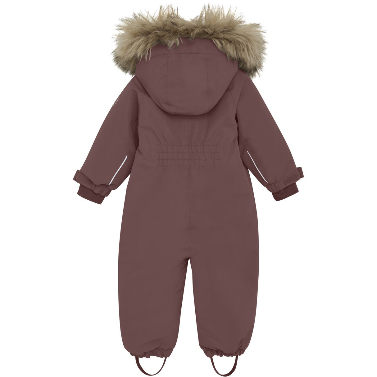 En Fant Rose Taupe Baby Flydress W. Fake Pels