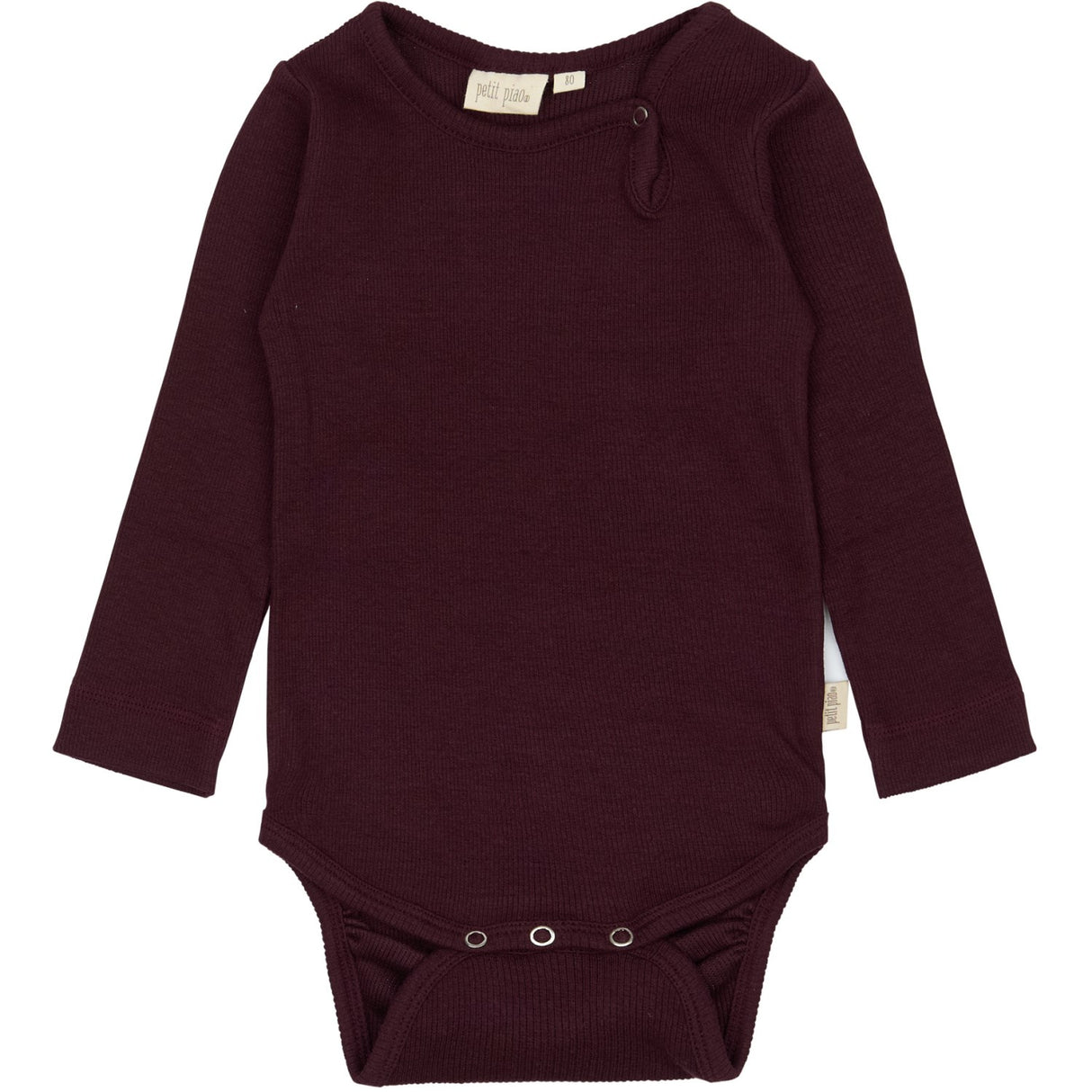 Petit Piao Dark Grape Body L/S Modal