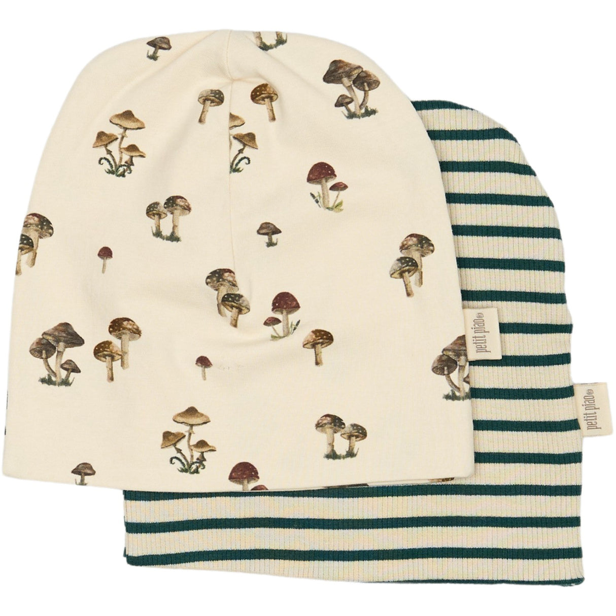 Petit Piao Fungie Beanie Lue 2 Pakke