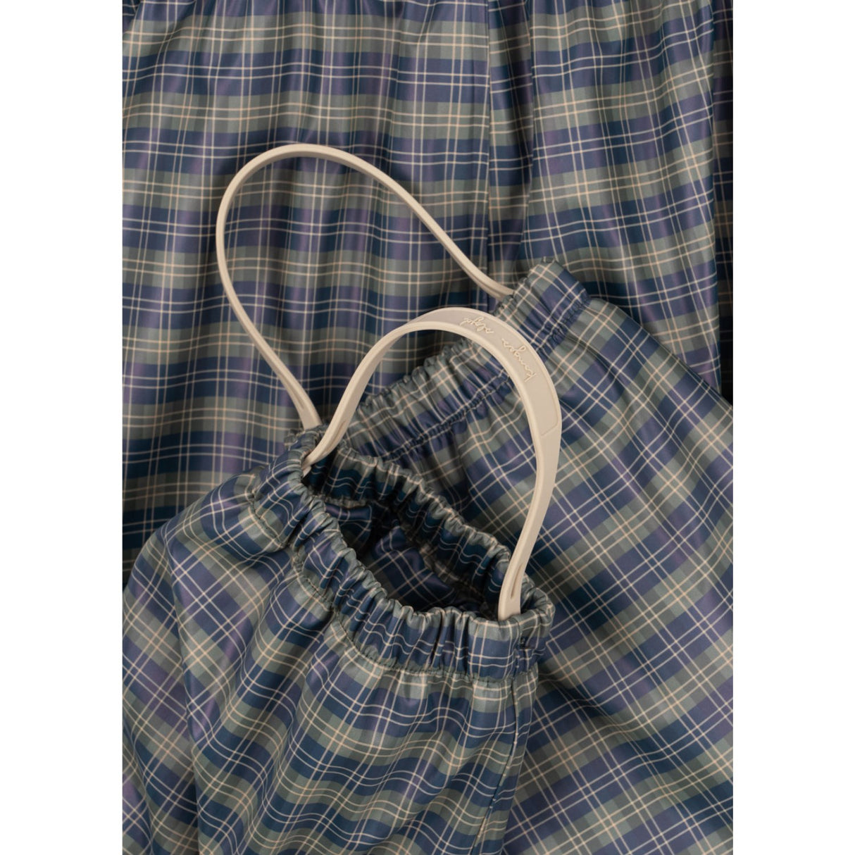 Konges Sløjd Laurel Blue Check Rainy Palme Sett