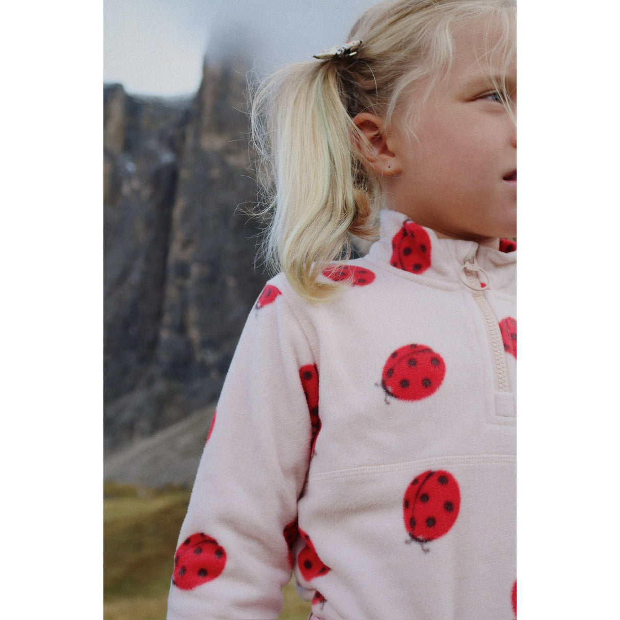 Konges Sløjd Ladybug Tavi Fleece Collegegenser Grs