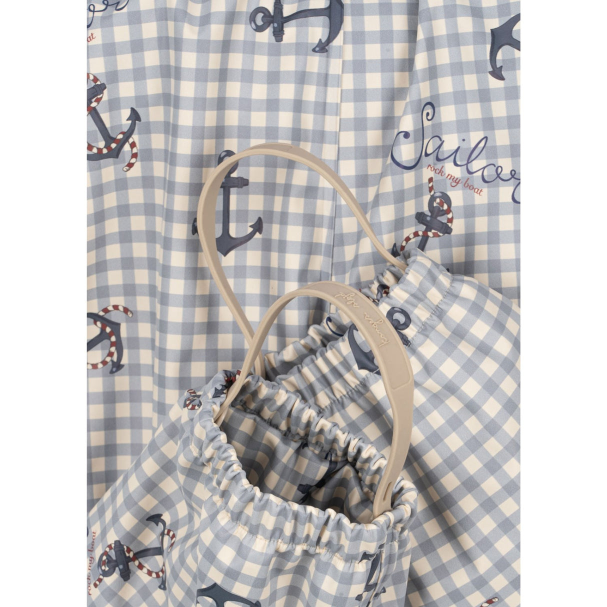 Konges Sløjd Sailor Check Rainy Palme Sett