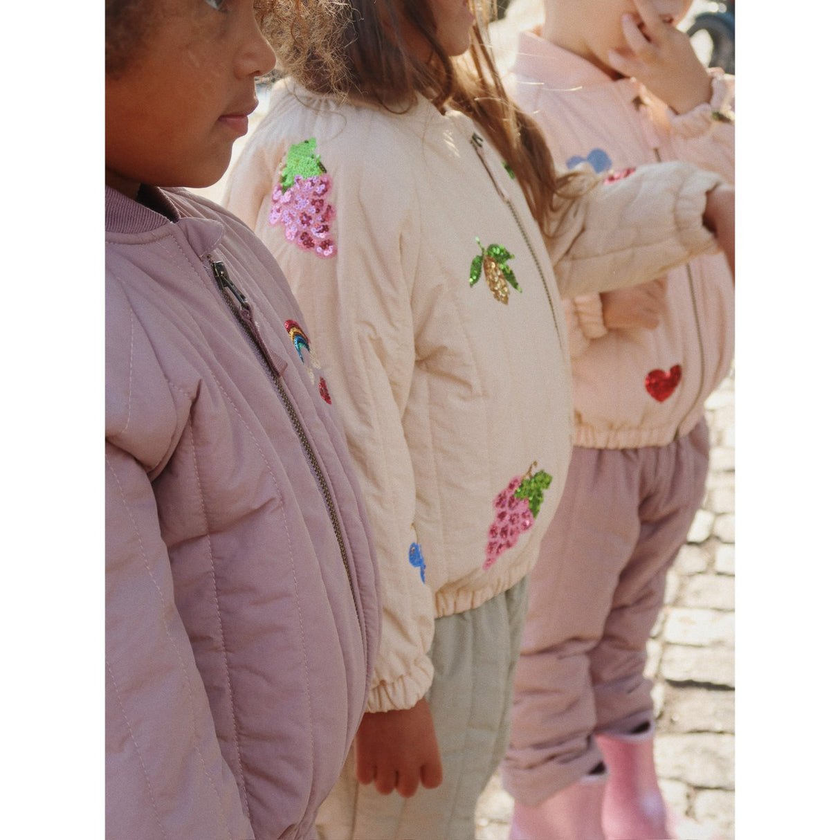 Konges Sløjd Twilight Mauve Juno Paljet Bomber Jakke