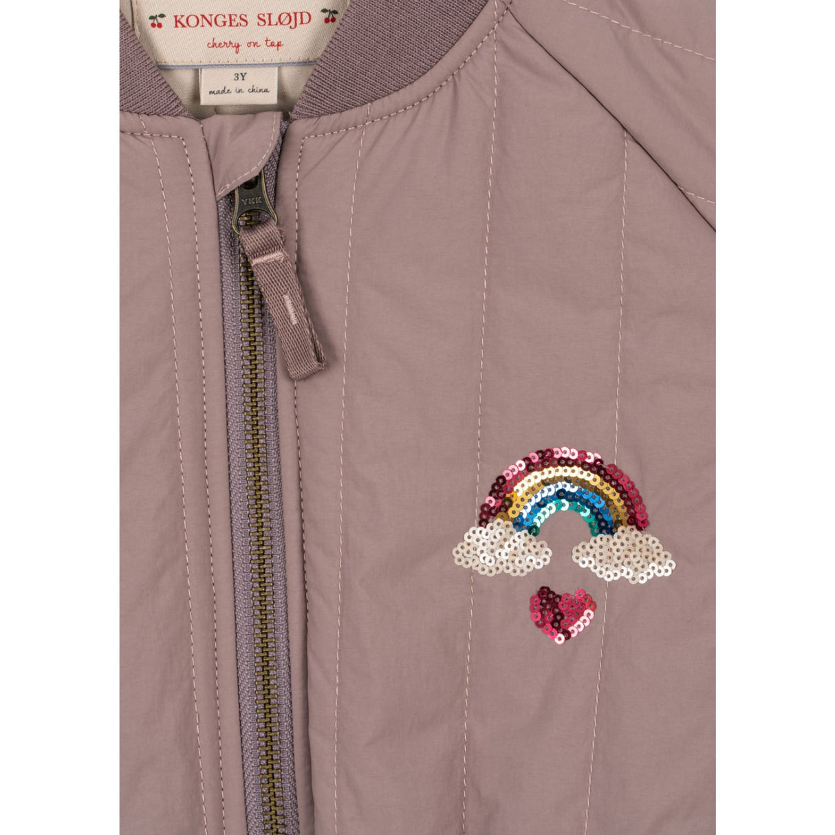 Konges Sløjd Twilight Mauve Juno Paljet Bomber Jakke