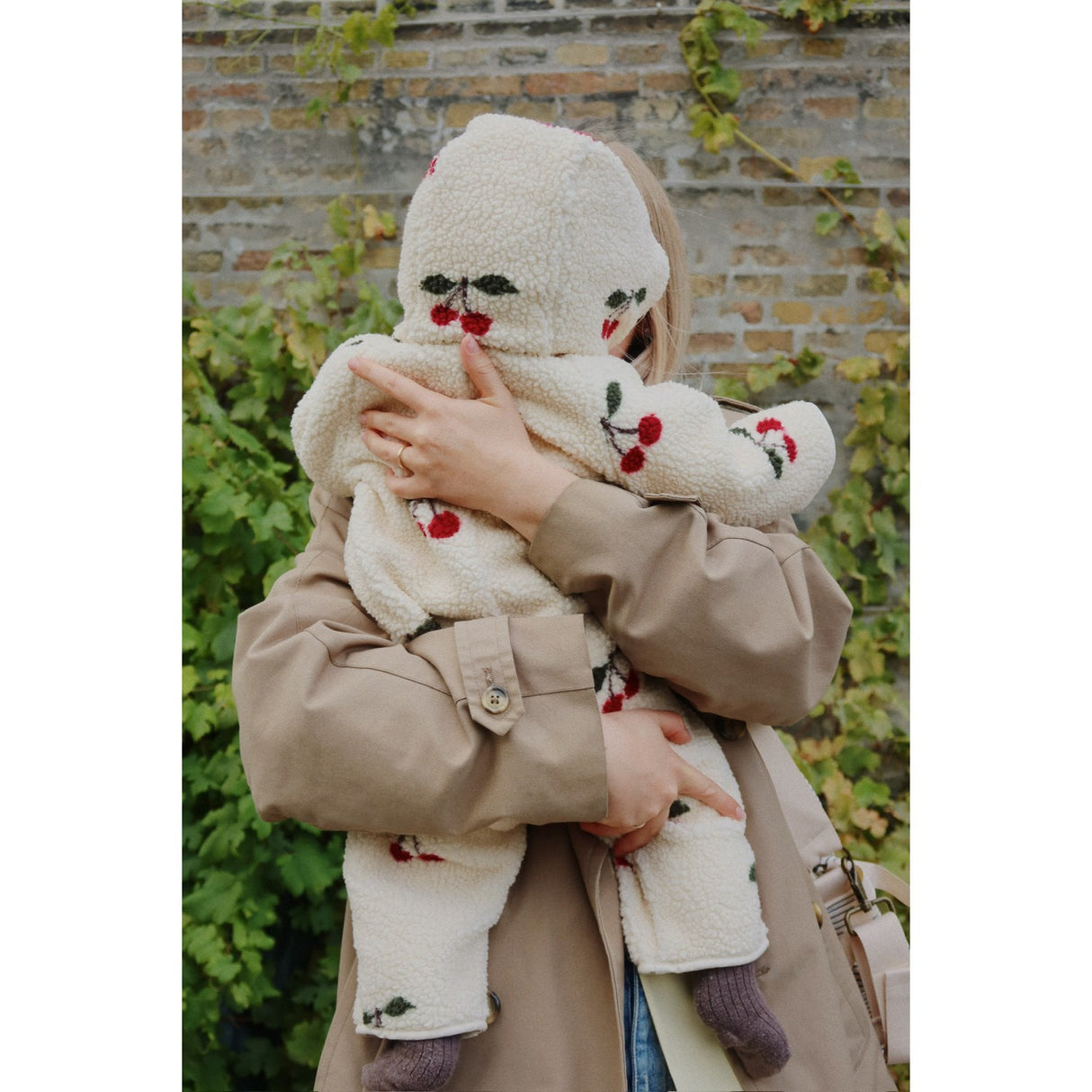 Konges Sløjd Ma Grande Cerise Jody Teddybjørn Onesie Grs