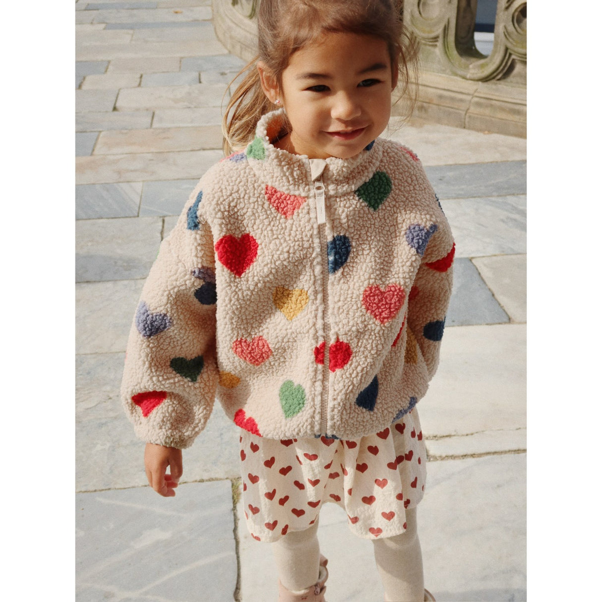 Konges Sløjd Bon Coeur Coloré Jody Teddybjørn Jakke Grs