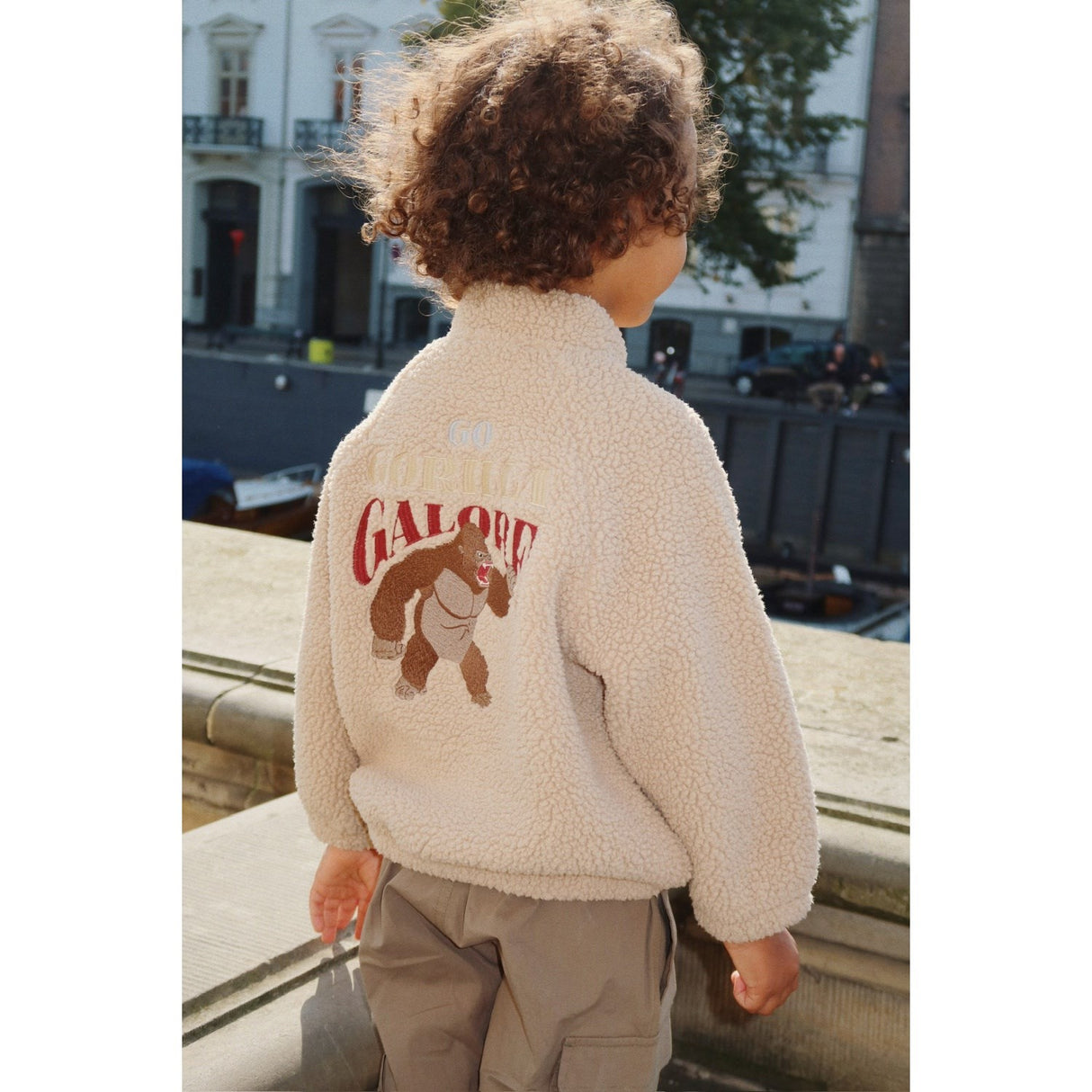 Konges Sløjd Oxford Tan Jazz Teddybjørn Bomber Jakke Grs