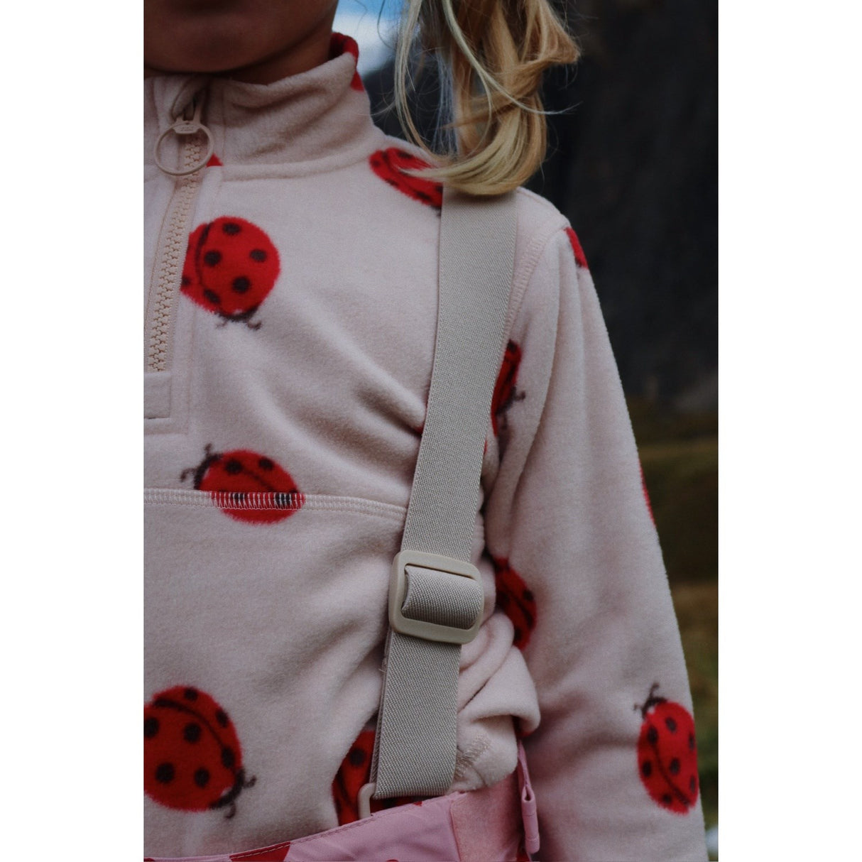 Konges Sløjd Ladybug Tavi Fleece Collegegenser Grs