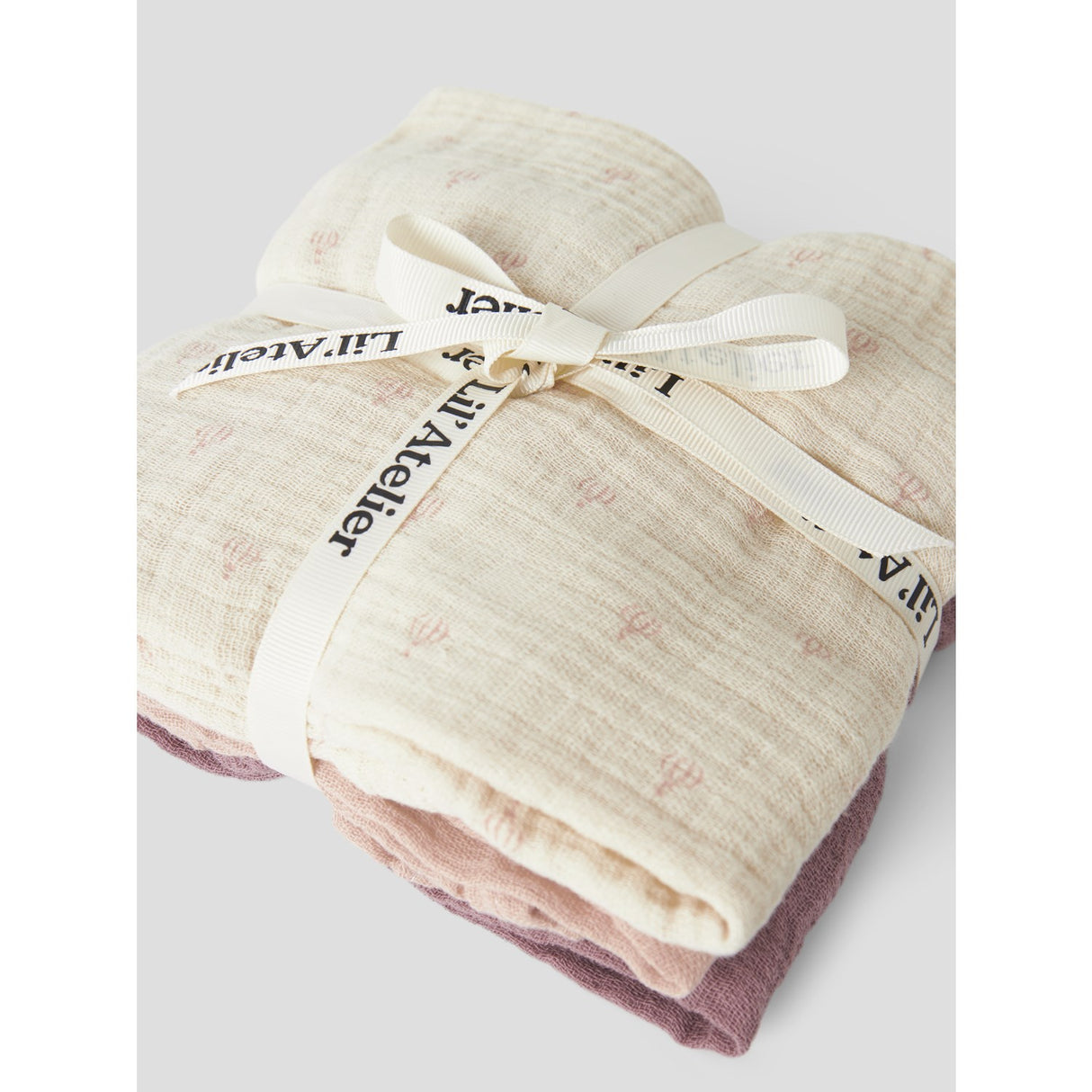 Lil'Atelier Turtledove Nostalgia Rose/Cameo Rose Nbnfergie 3-Pakning Nappies Lil