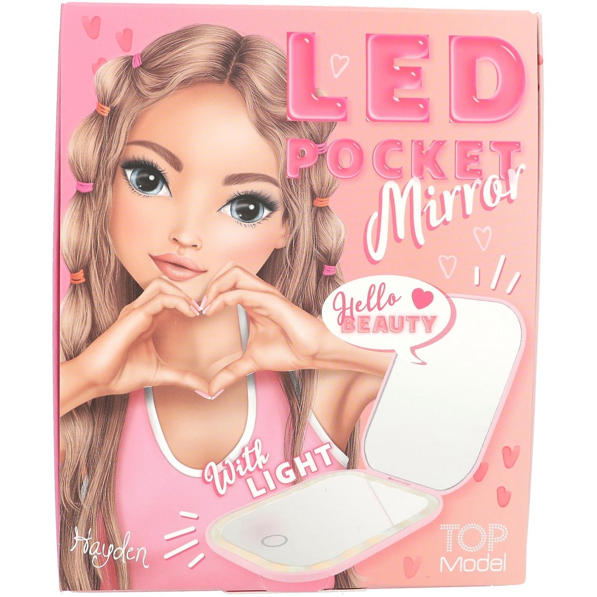 TOPModel Beauty And Me Foldable Pocket Speil With LED