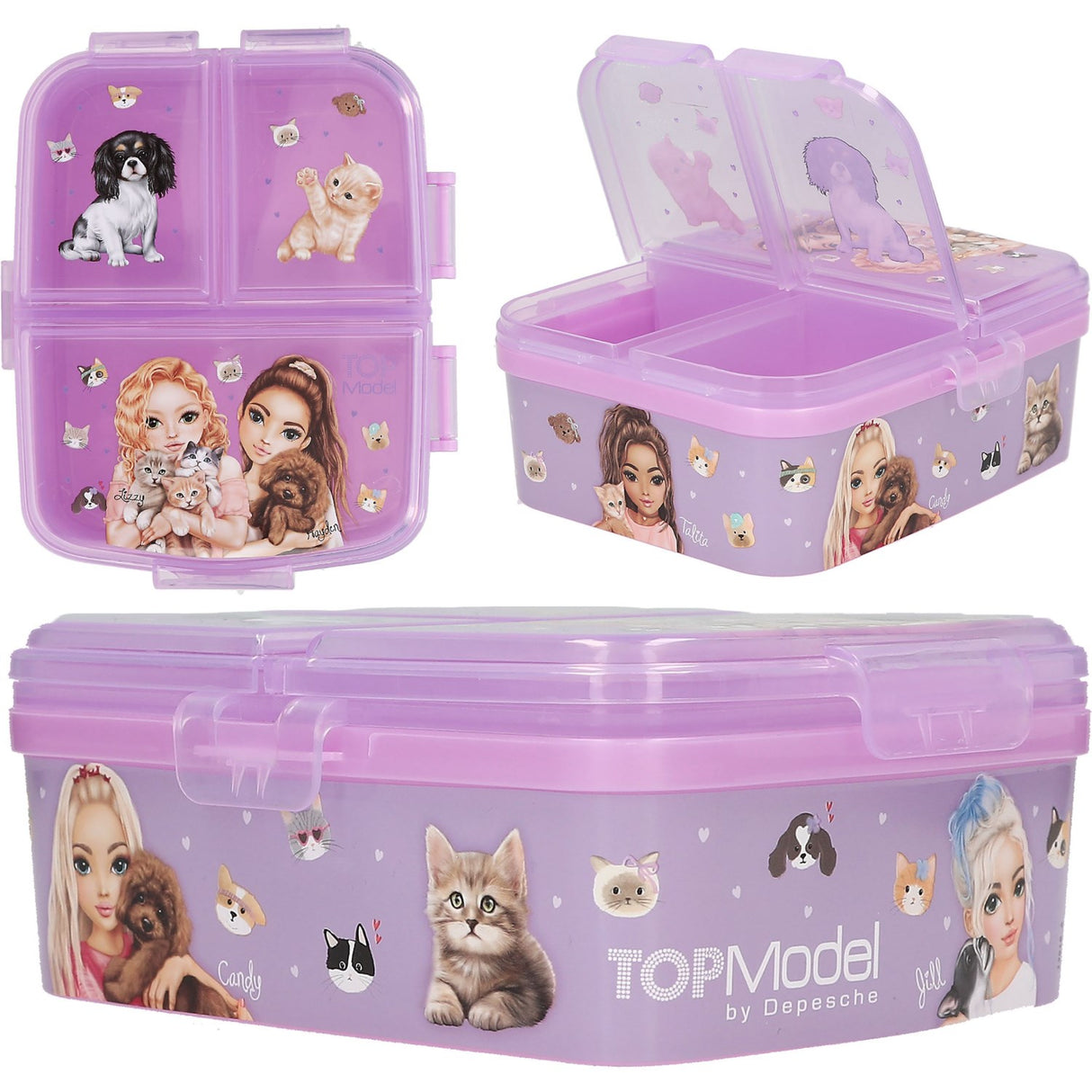 TOPModel Kitty And Doggy Lunchbox XL