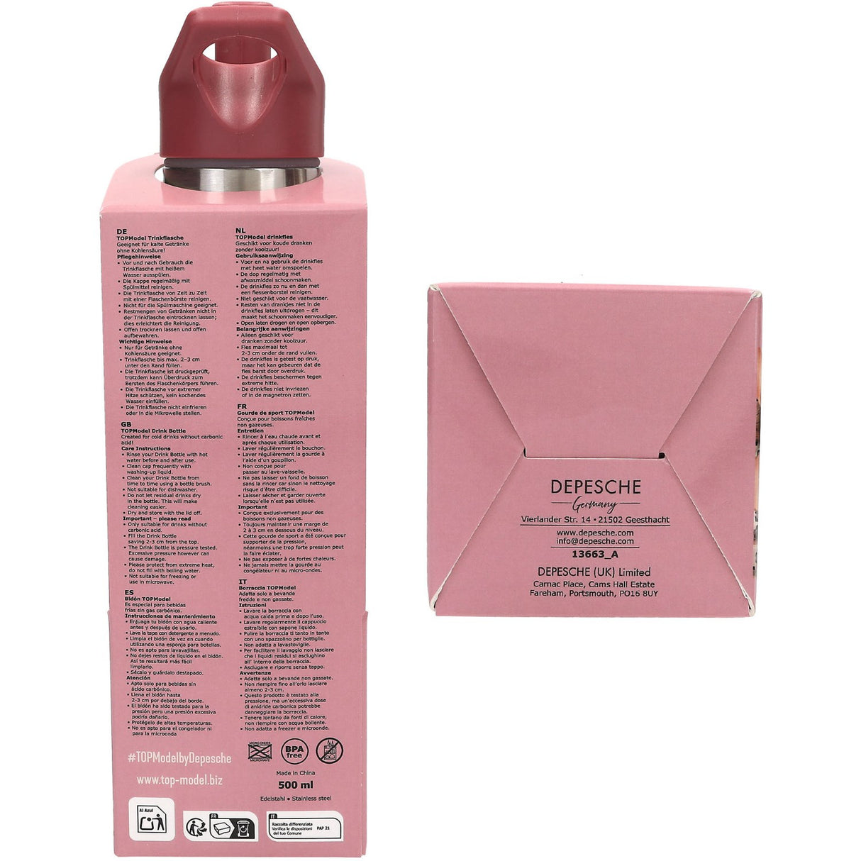 TOPModel Leoheart Drinking Flaske