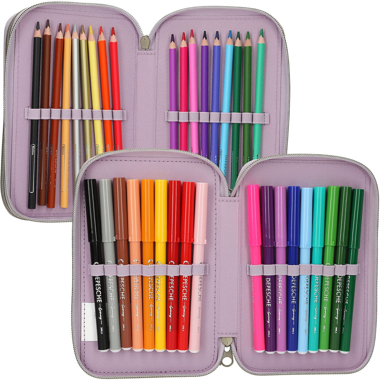 TOPModel Cowgirl Triple Pencil Case