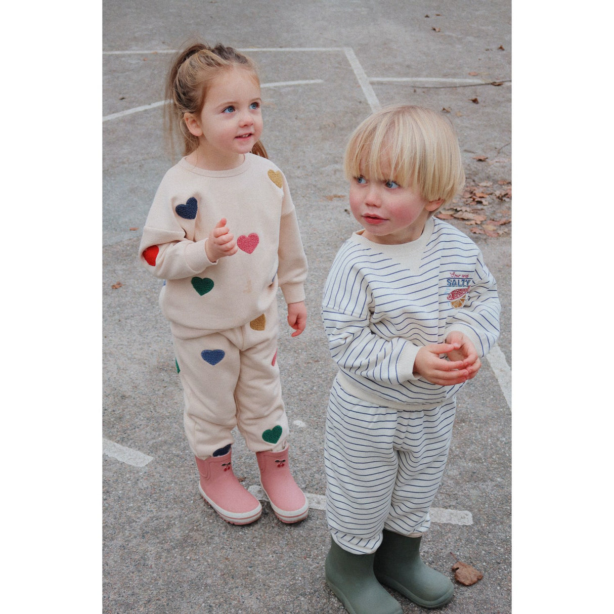 Konges Sløjd Multi Heart Lou Terry Sweat Skjorte Ocs