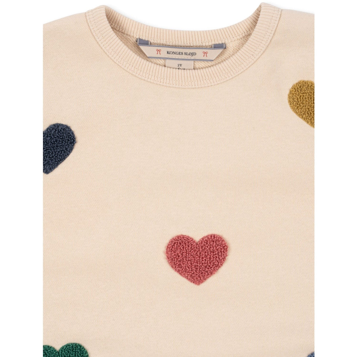 Konges Sløjd Multi Heart Lou Terry Sweat Skjorte Ocs