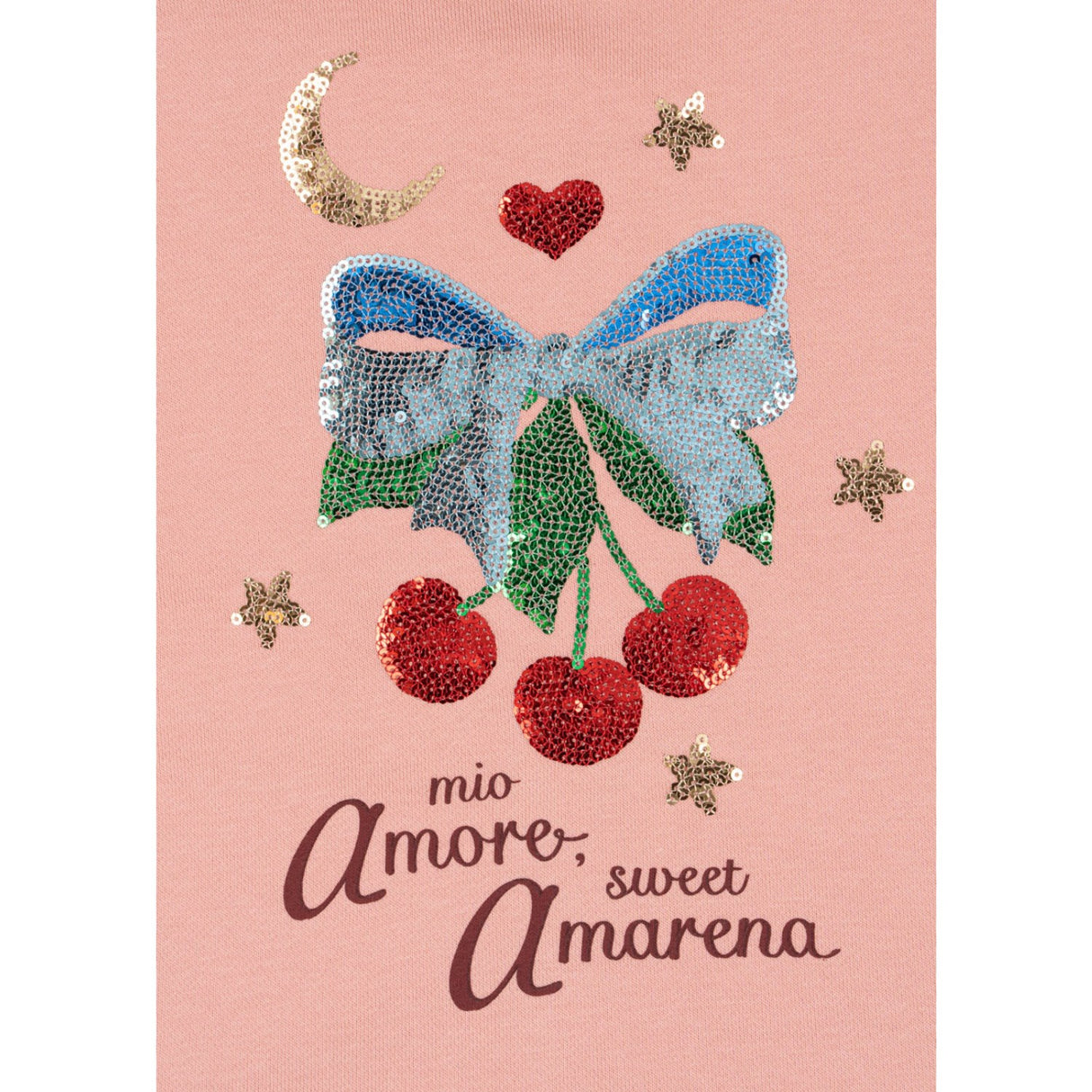 Konges Sløjd Mellow Rose Lou Paljet Sweat Zip Hette Ocs