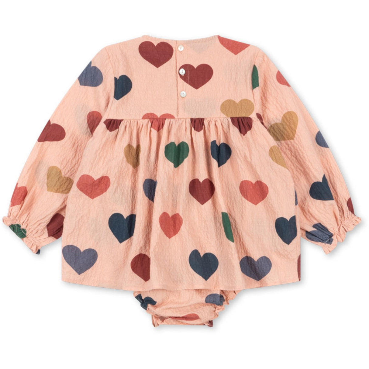 Konges Sløjd Coeur Rose Coloré Elin Romper GOTS