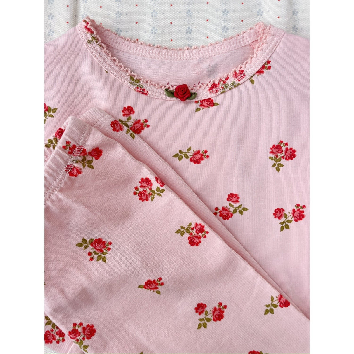 Konges Sløjd Rosa Pink Basic Bukser GOTS