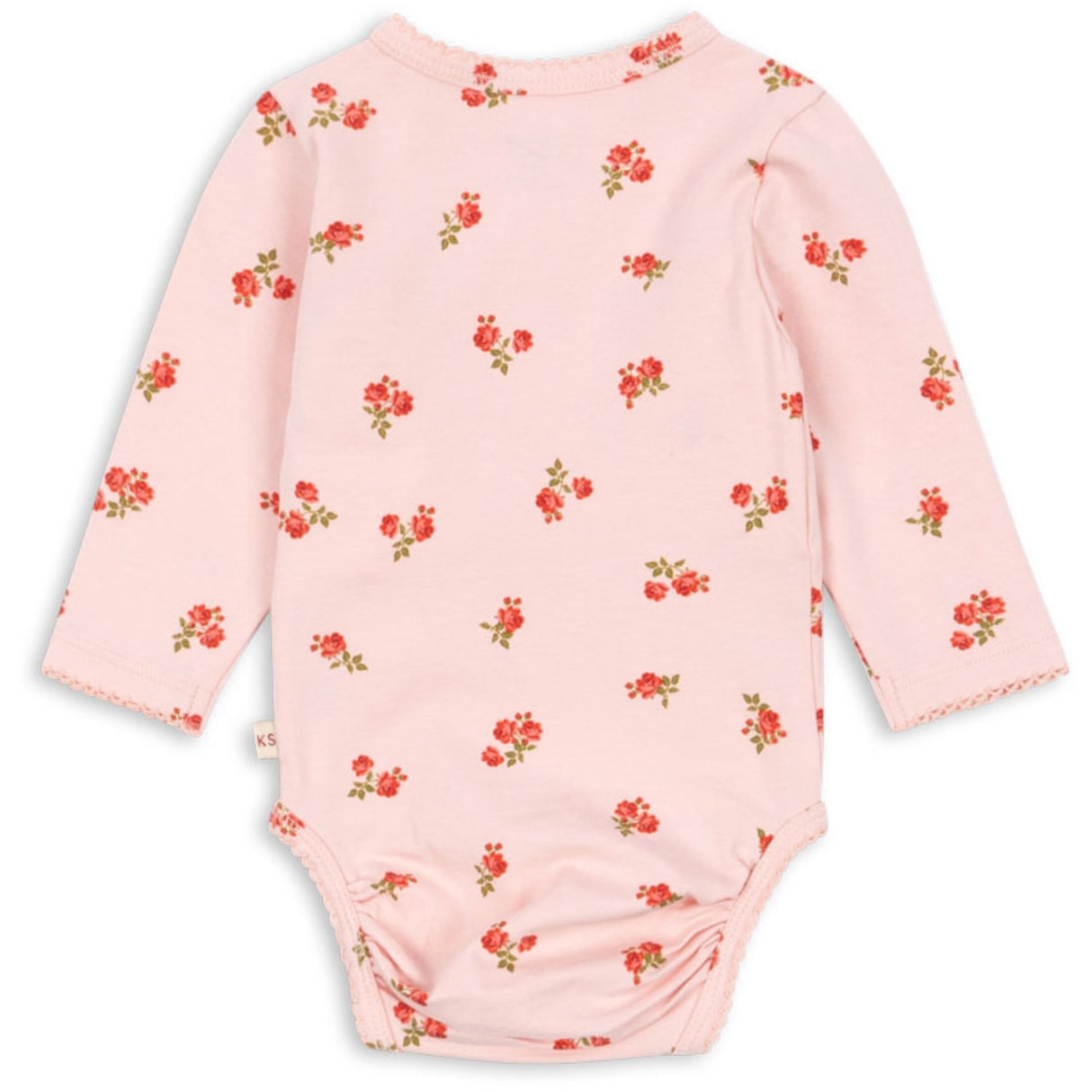 Konges Sløjd Rosa Pink Basic Ls Newborn Body GOTS