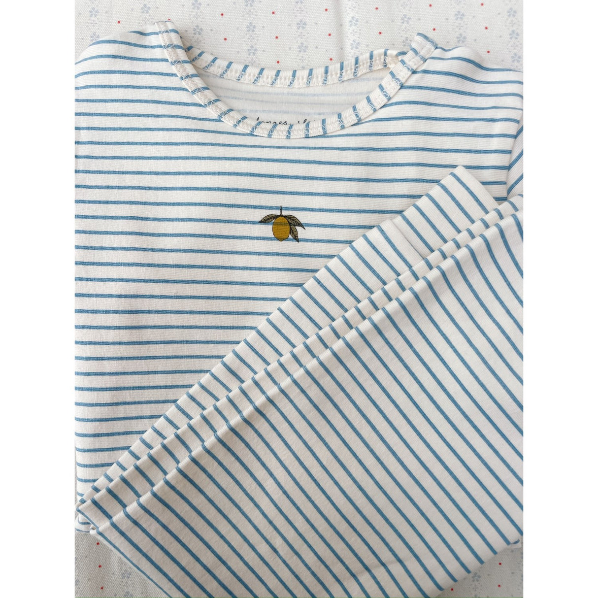 Konges Sløjd Stripe Bluie Basic Bluse GOTS