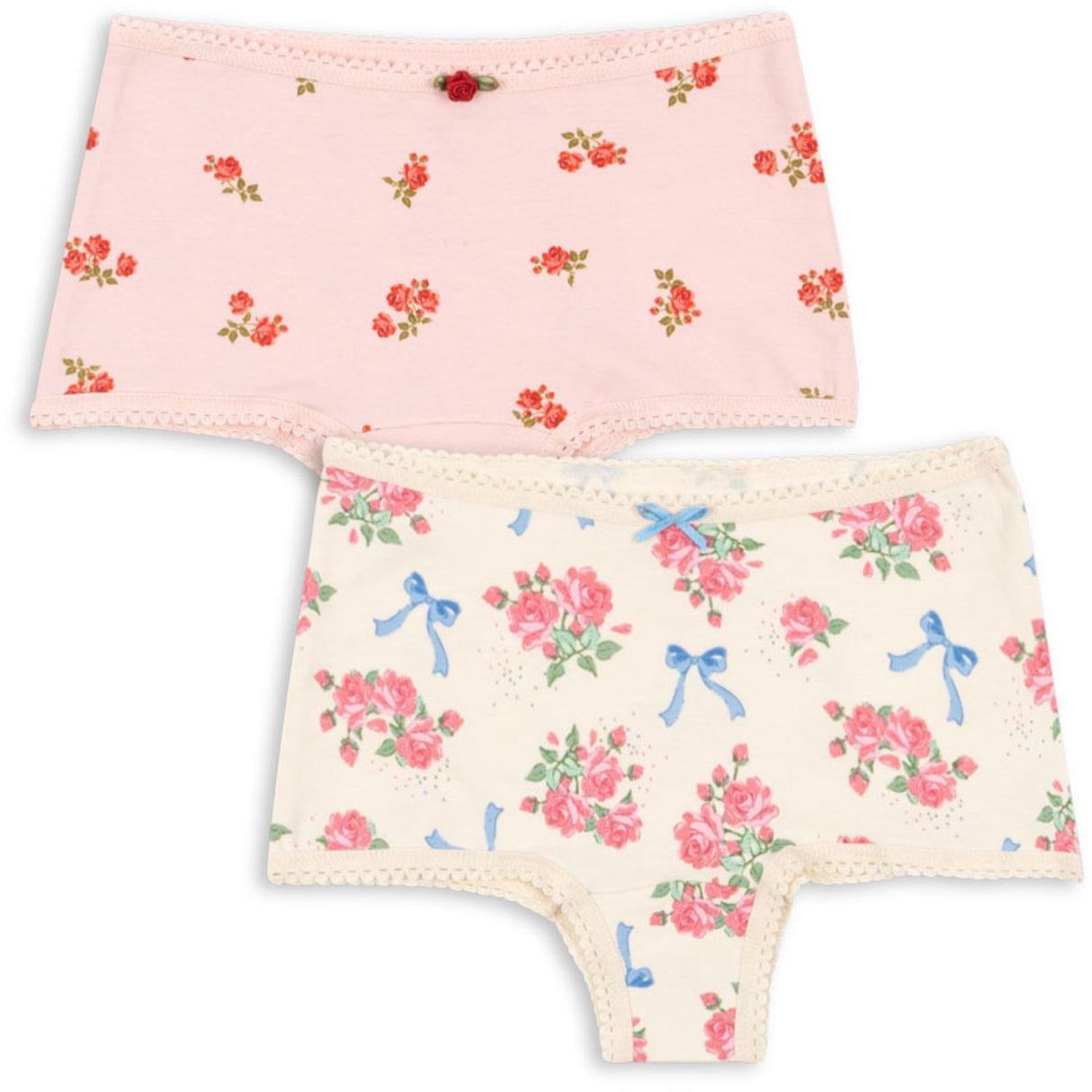 Konges Sløjd Bella Rosita/Rosa Pink Basic 2 Pakke Girl Hipster GOTS