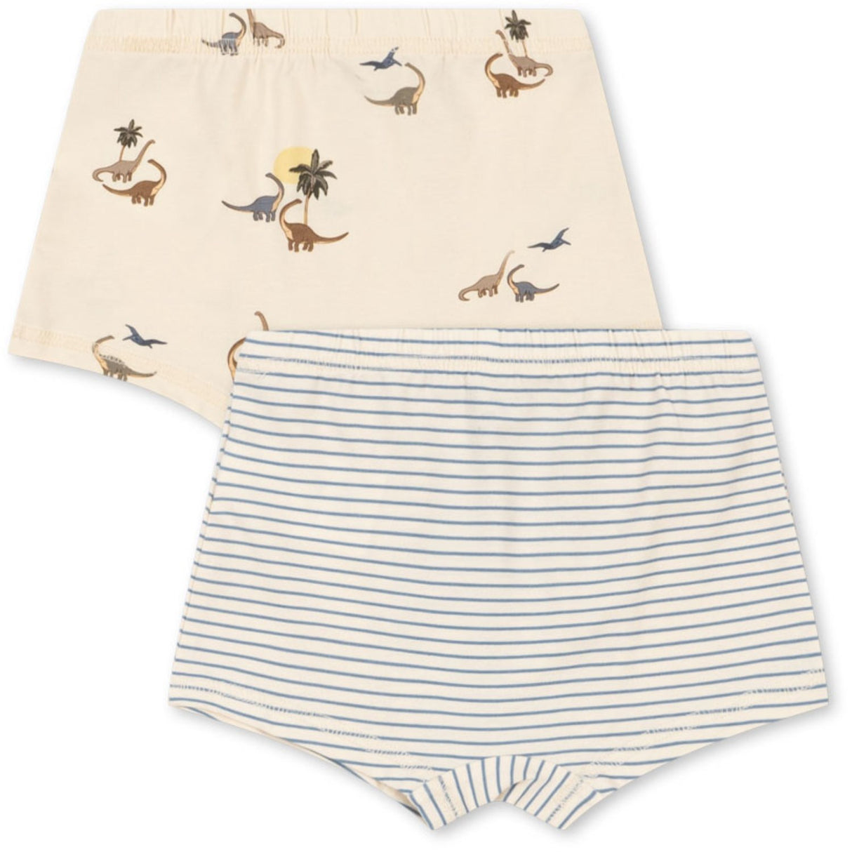 Konges Sløjd Kubi/Stripe Bluie Basic 2 Pakke Boy Underbukser GOTS