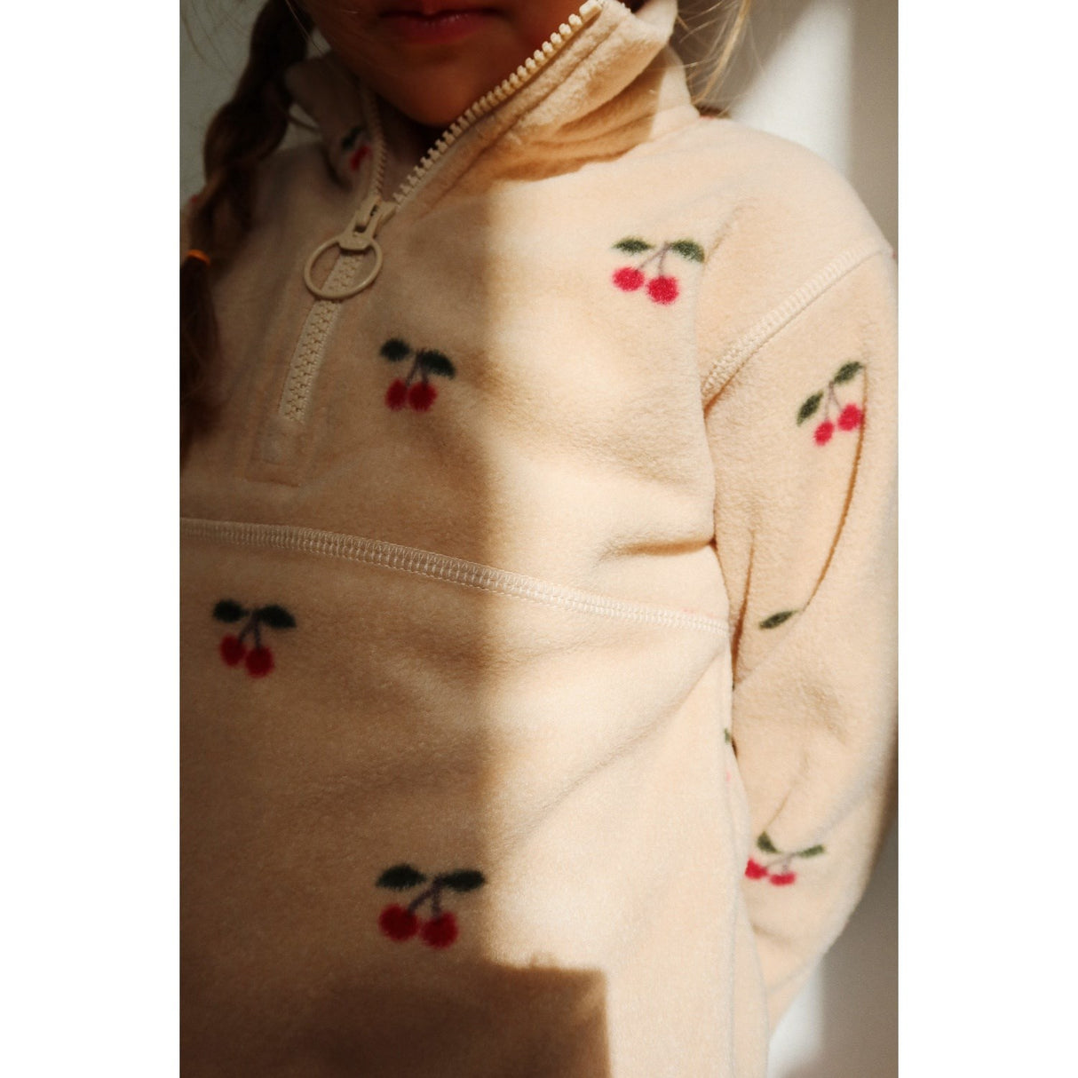 Konges Sløjd x Luksusbaby Cherry Tavi Fleece Collegegenser Grs