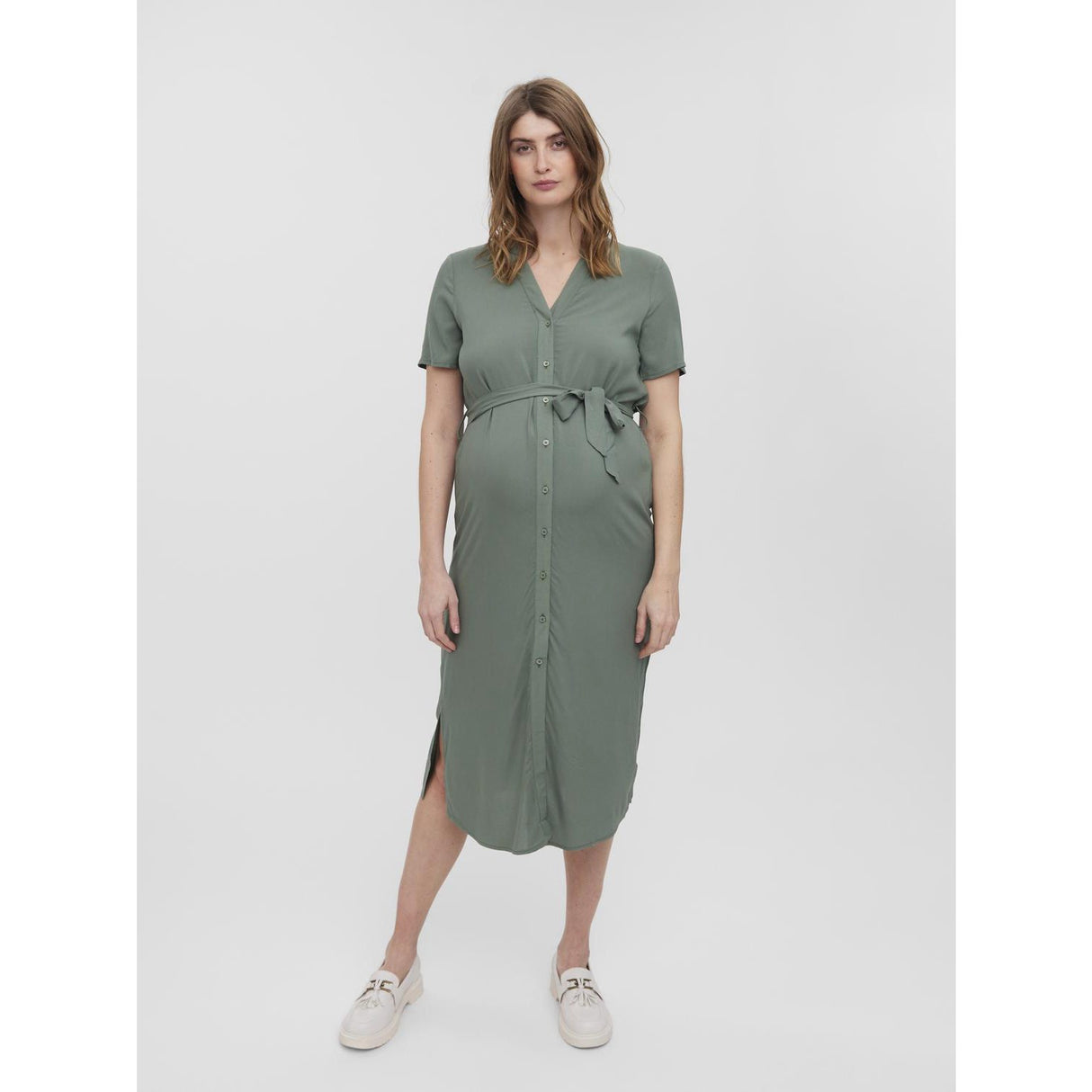 Vero Moda Maternity Laurel Wreath Vica Skjorte Kjole Noos