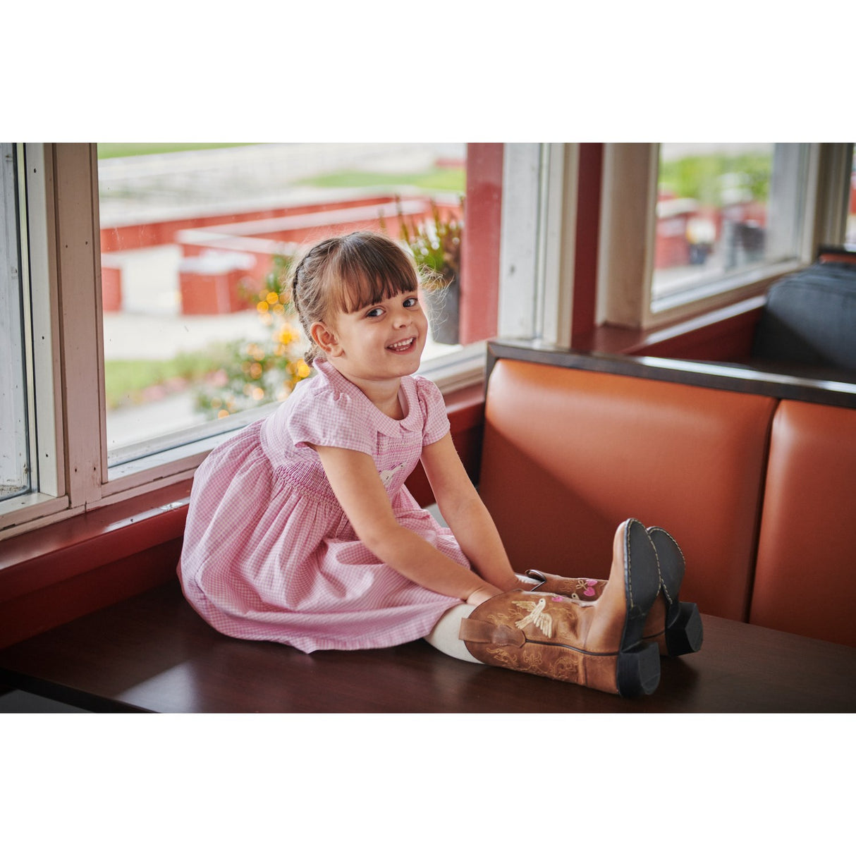 COPENHAGEN COLORS Cognac Dove Limited Cowboy Støvler