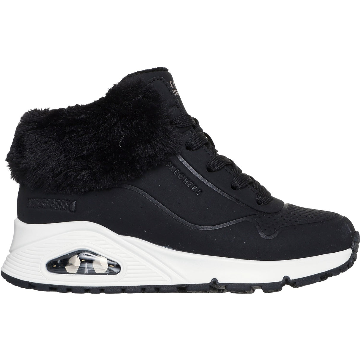 Skechers Black Uno Gen1 Comfort Kicks