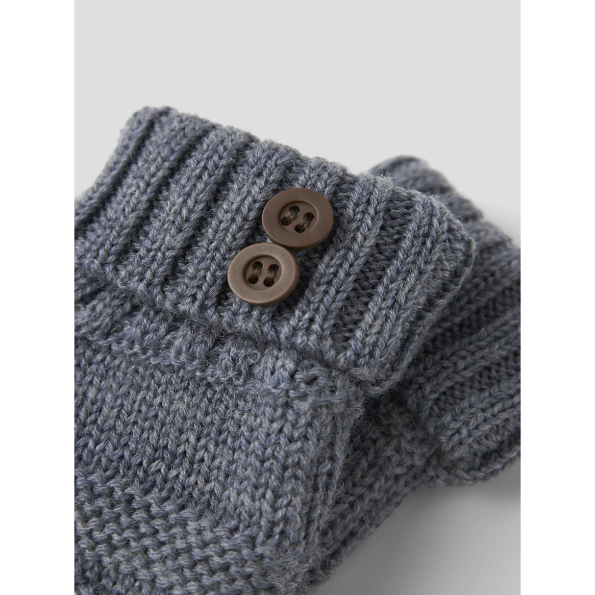 Name It Folkstone Gray Nbmwrilla Ull Strikk Tøfler