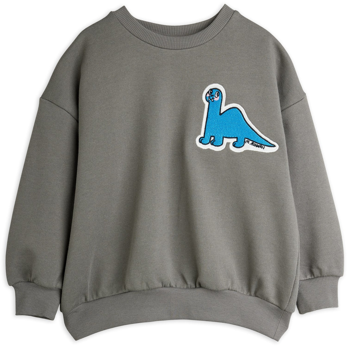 Mini Rodini Grey Dino Patch Collegegenser