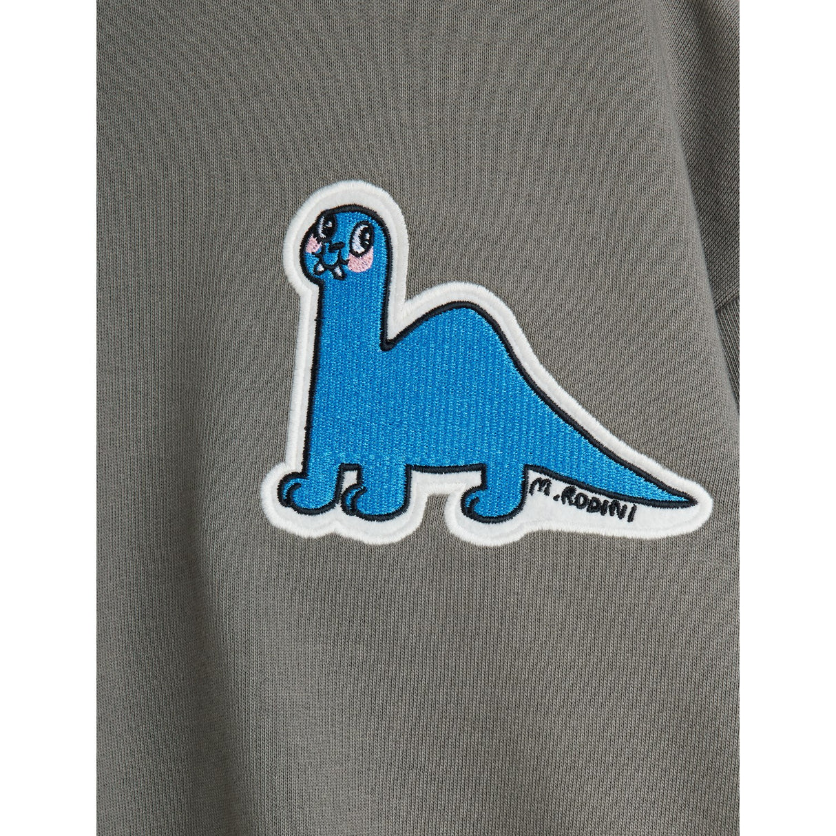 Mini Rodini Grey Dino Patch Collegegenser