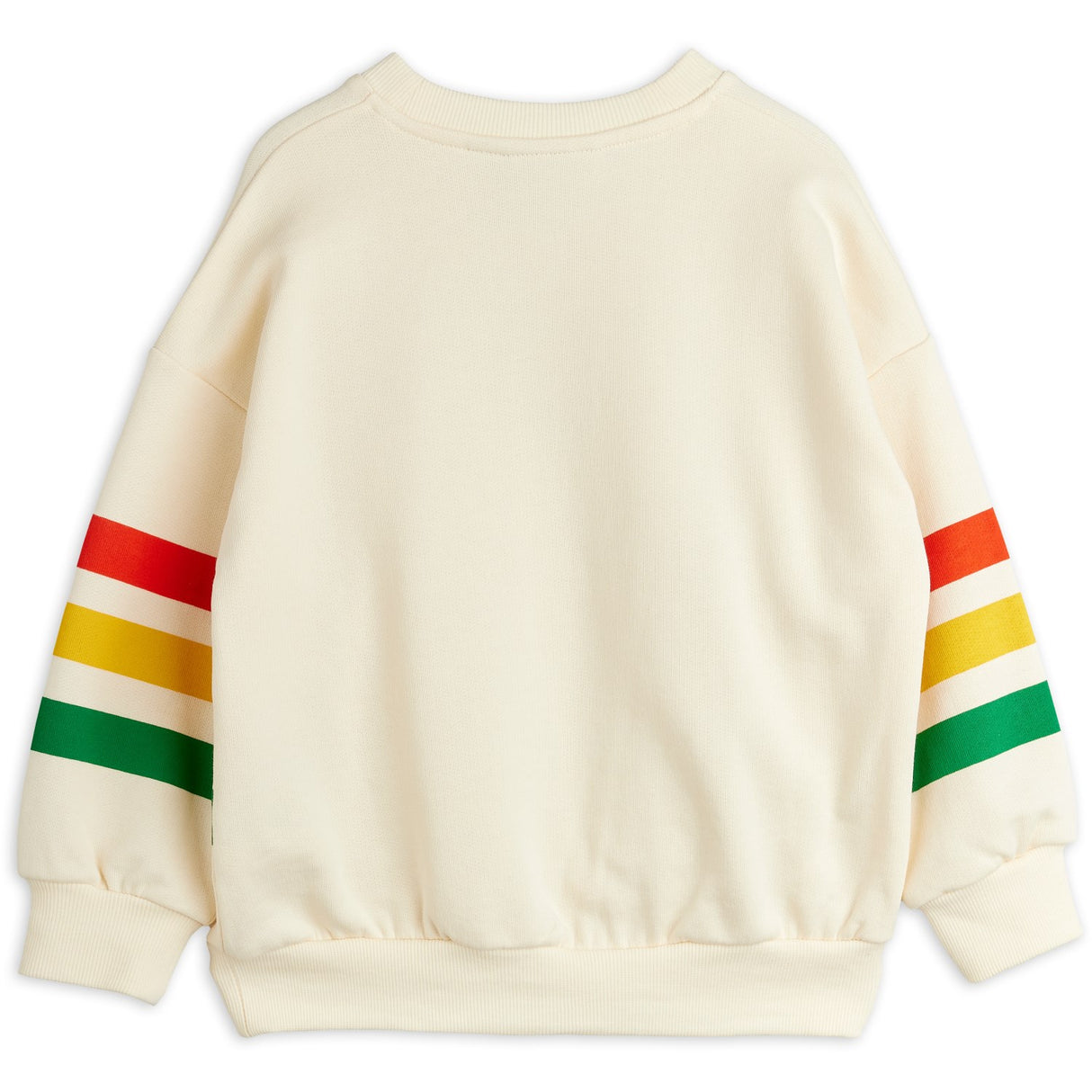 Mini Rodini Off-white Bjørn Stripe Collegegenser