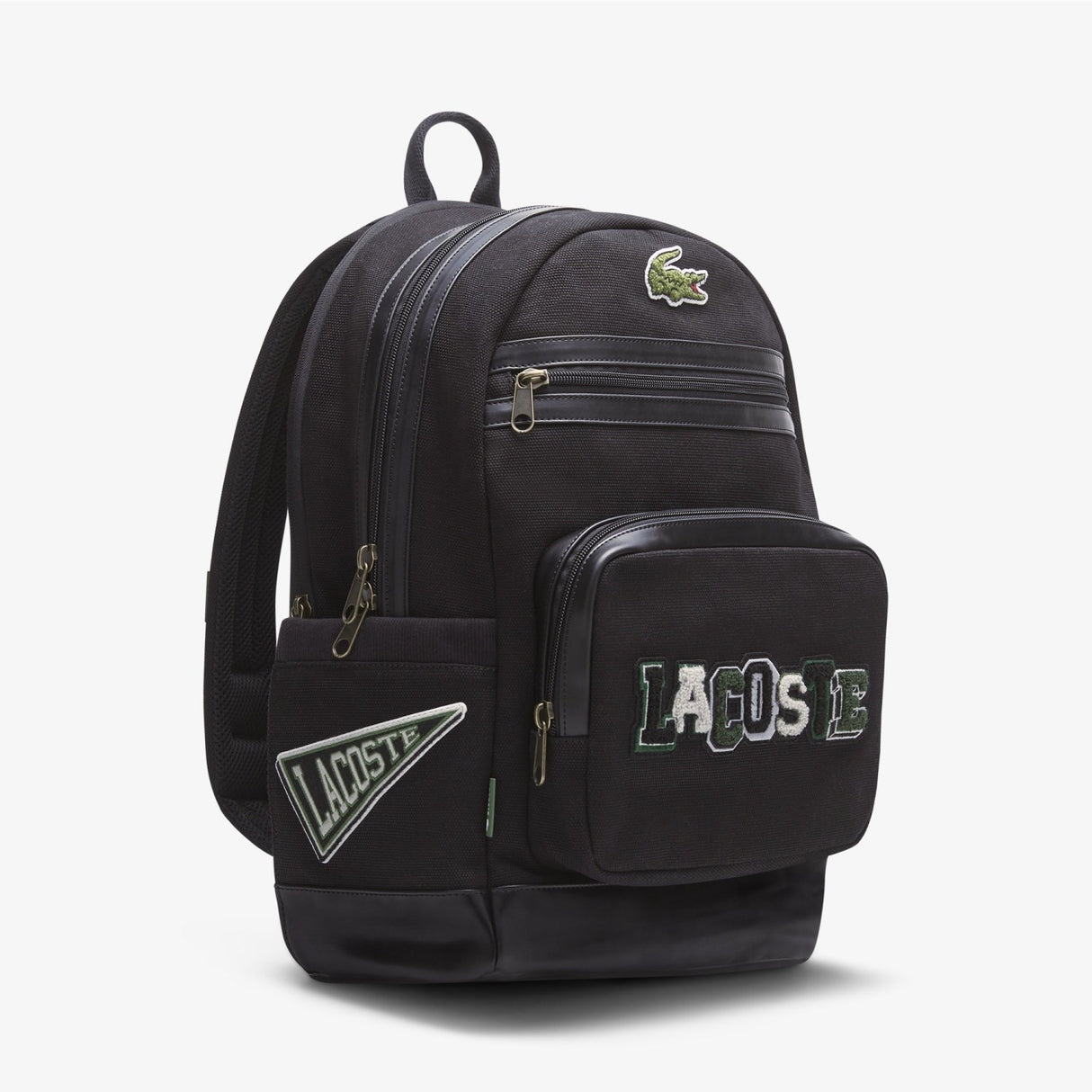 LACOSTE Noir Lcan Varsity Rygsekk