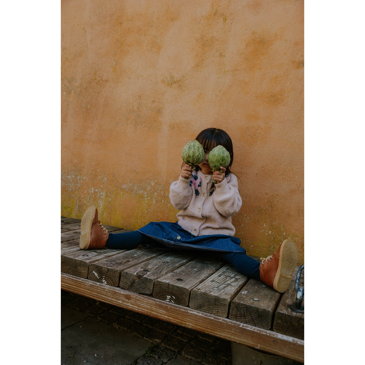 Fliink Dark Denim Blue Don Denim Skjørt