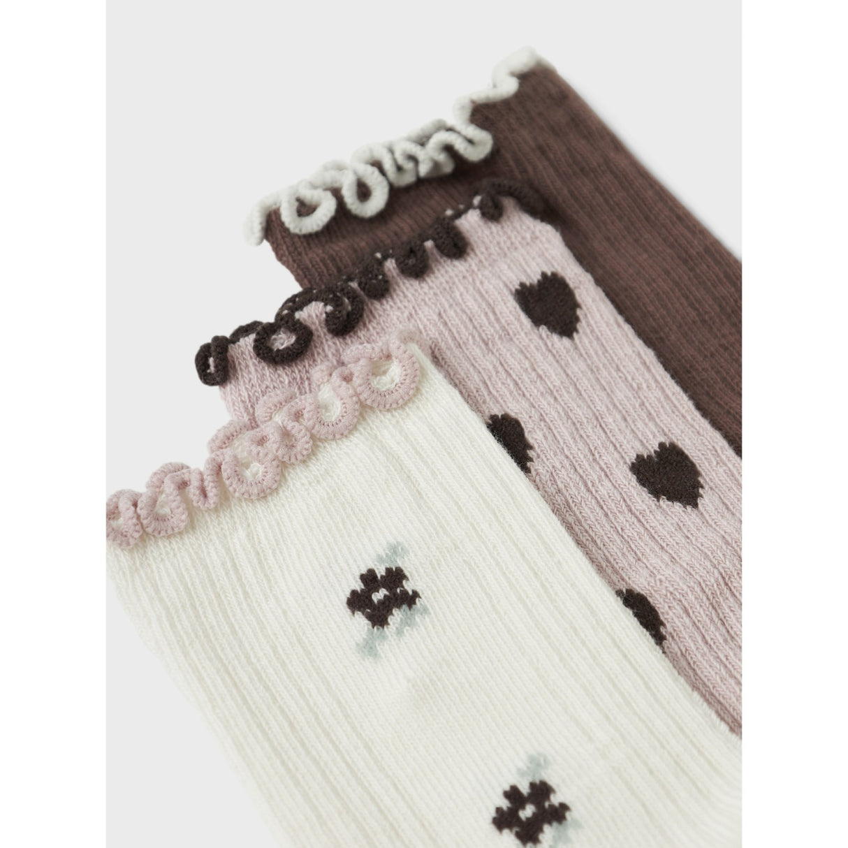 Name It Peppercorn Nmfnetti 3-Pakning Strømper