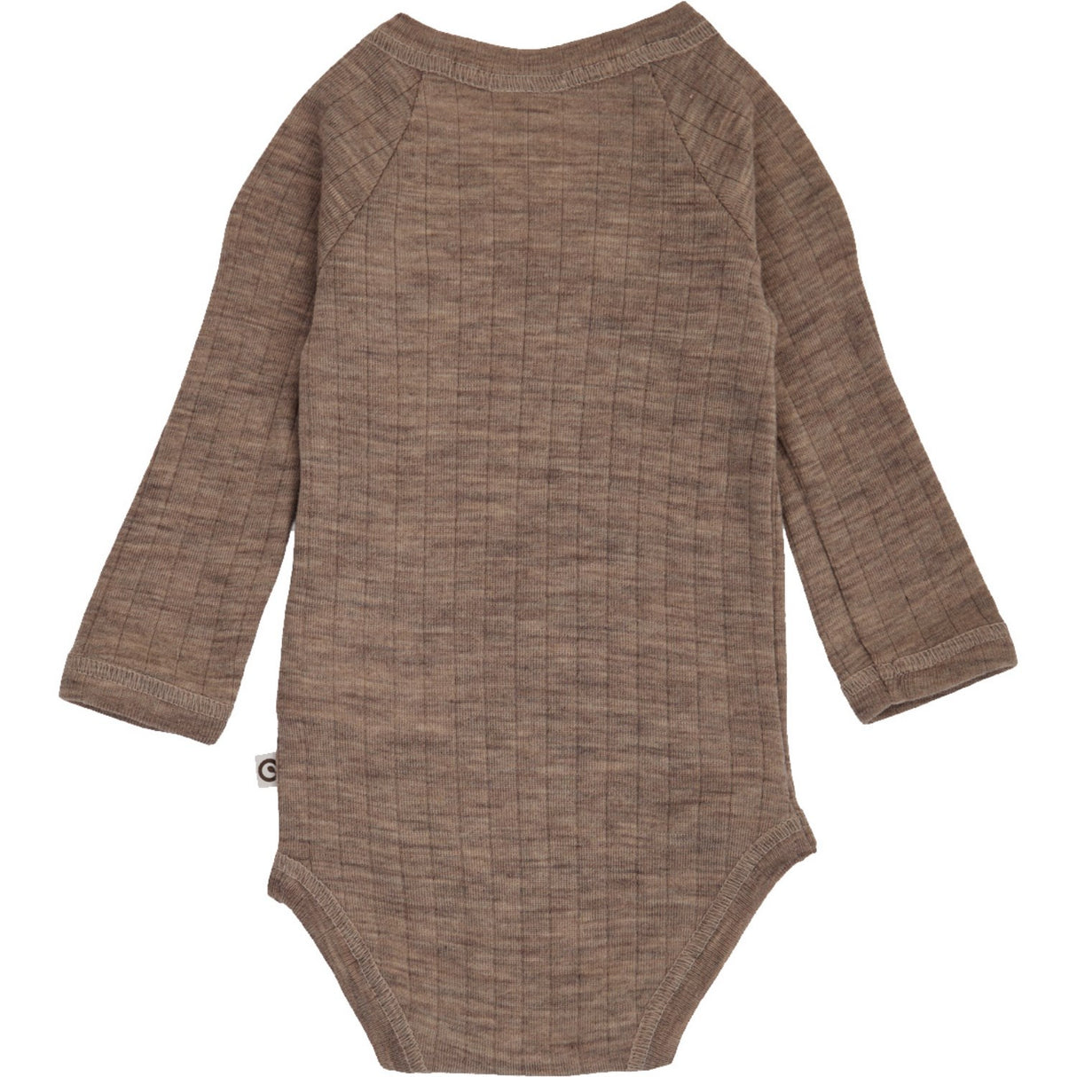 Müsli Walnut Melange Woolly Rib Omslags L/S Body