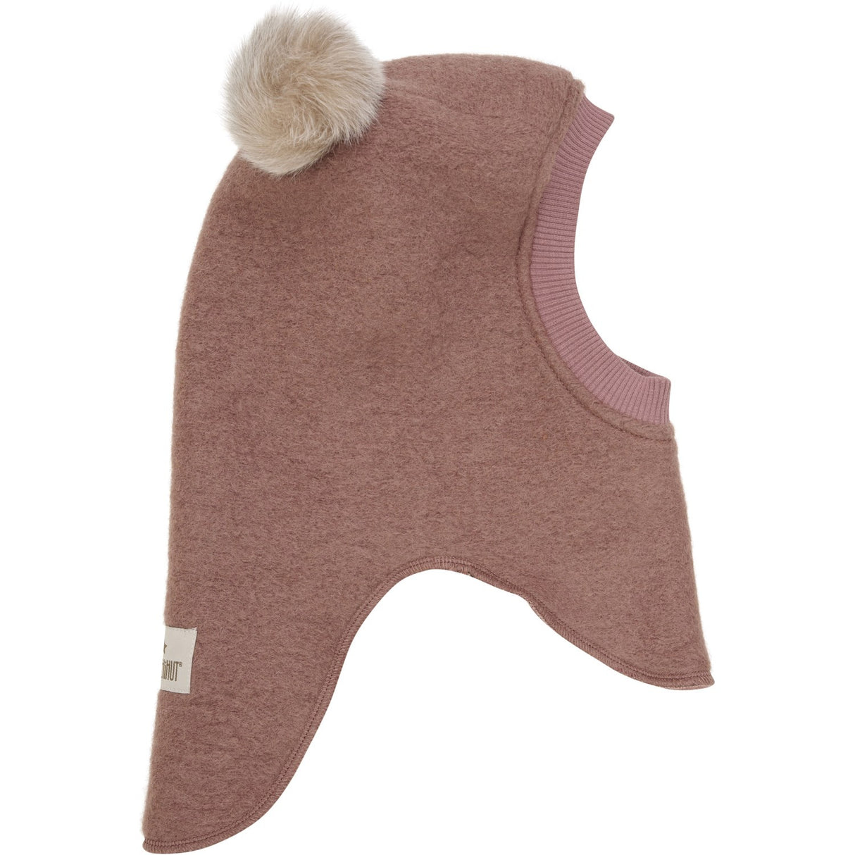 Huttelihut Burlwood Elefantlue Ull Alpaca Pompoms