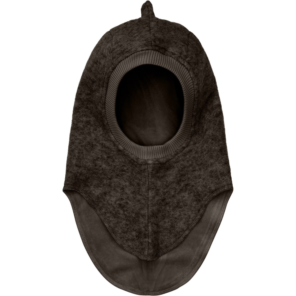 Huttelihut Dark Brown Melange Elefantlue Triangles Ull