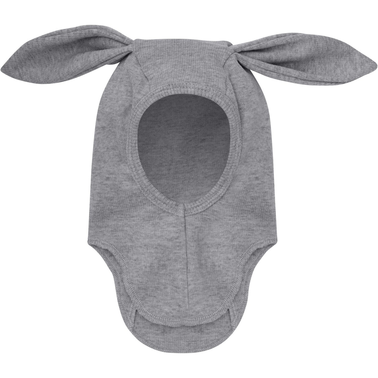 Huttelihut Medium Grey Melange Elefantlue Ears Ull Rib