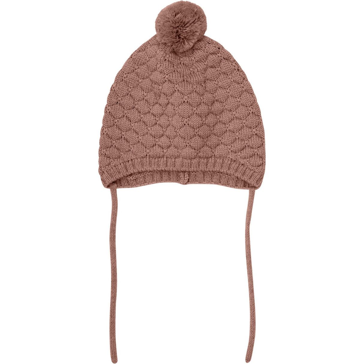 Huttelihut Burlwood Bonnet Ull Strikk Pompom