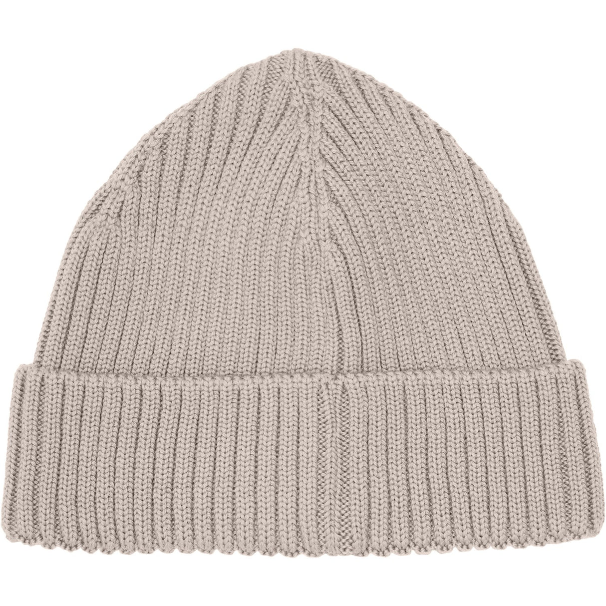 Huttelihut Camel Melange Beanie Ull Strikk