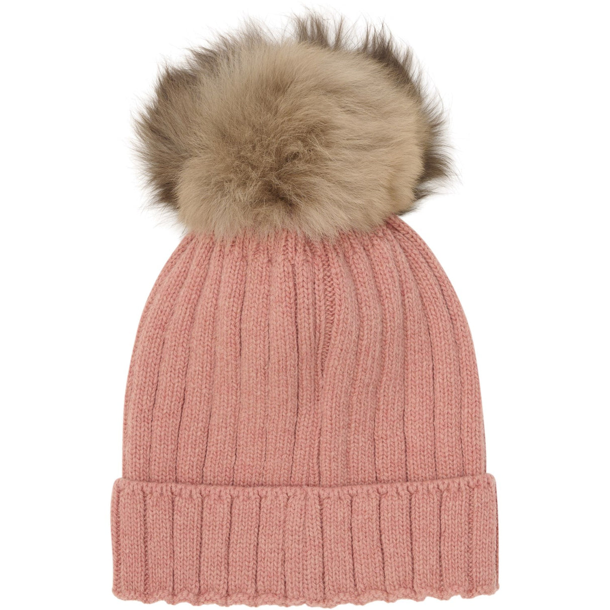 Huttelihut Burlwood Lue Strikk Alpaca Pompom