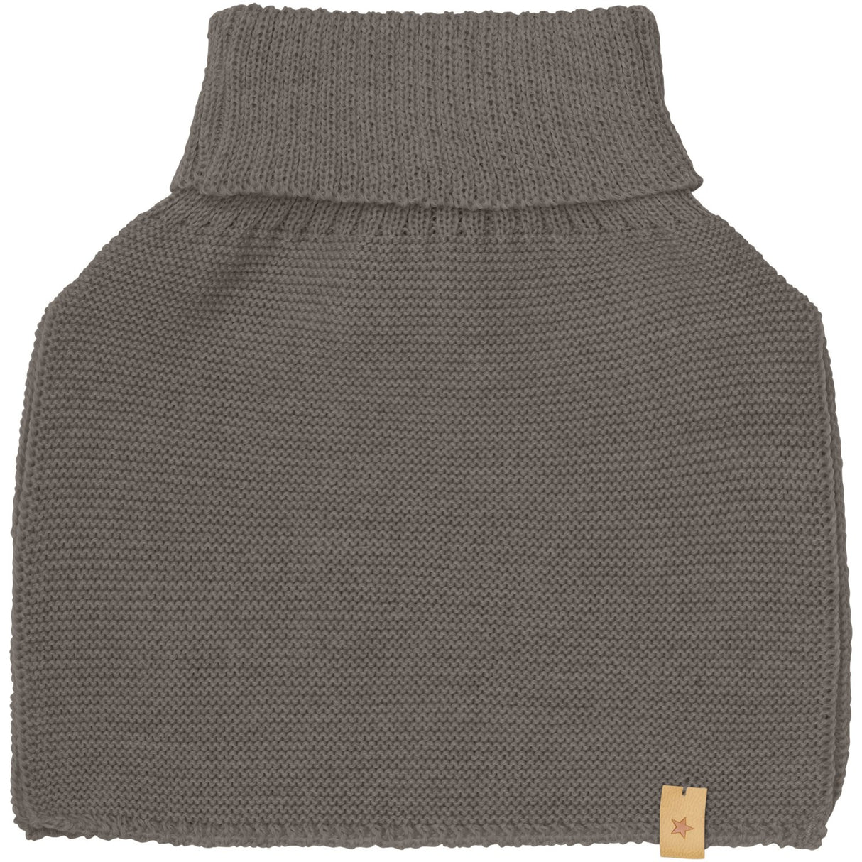 Huttelihut Brown Melange Neck Warmer Ull Strikk