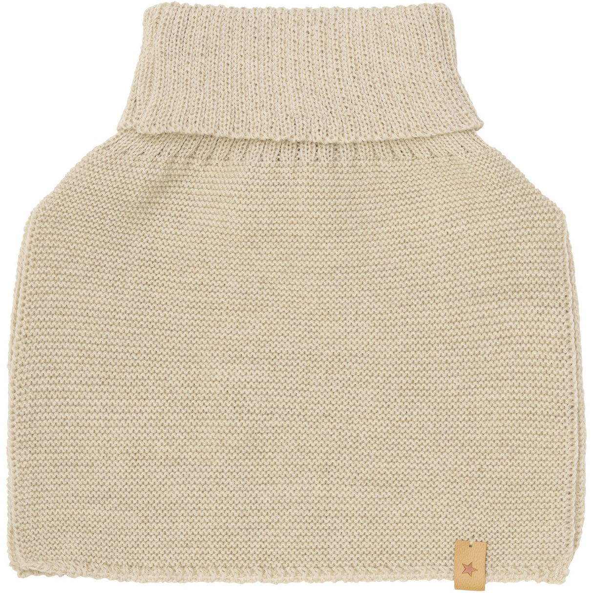 Huttelihut Sand Melange Neck Warmer Ull Strikk
